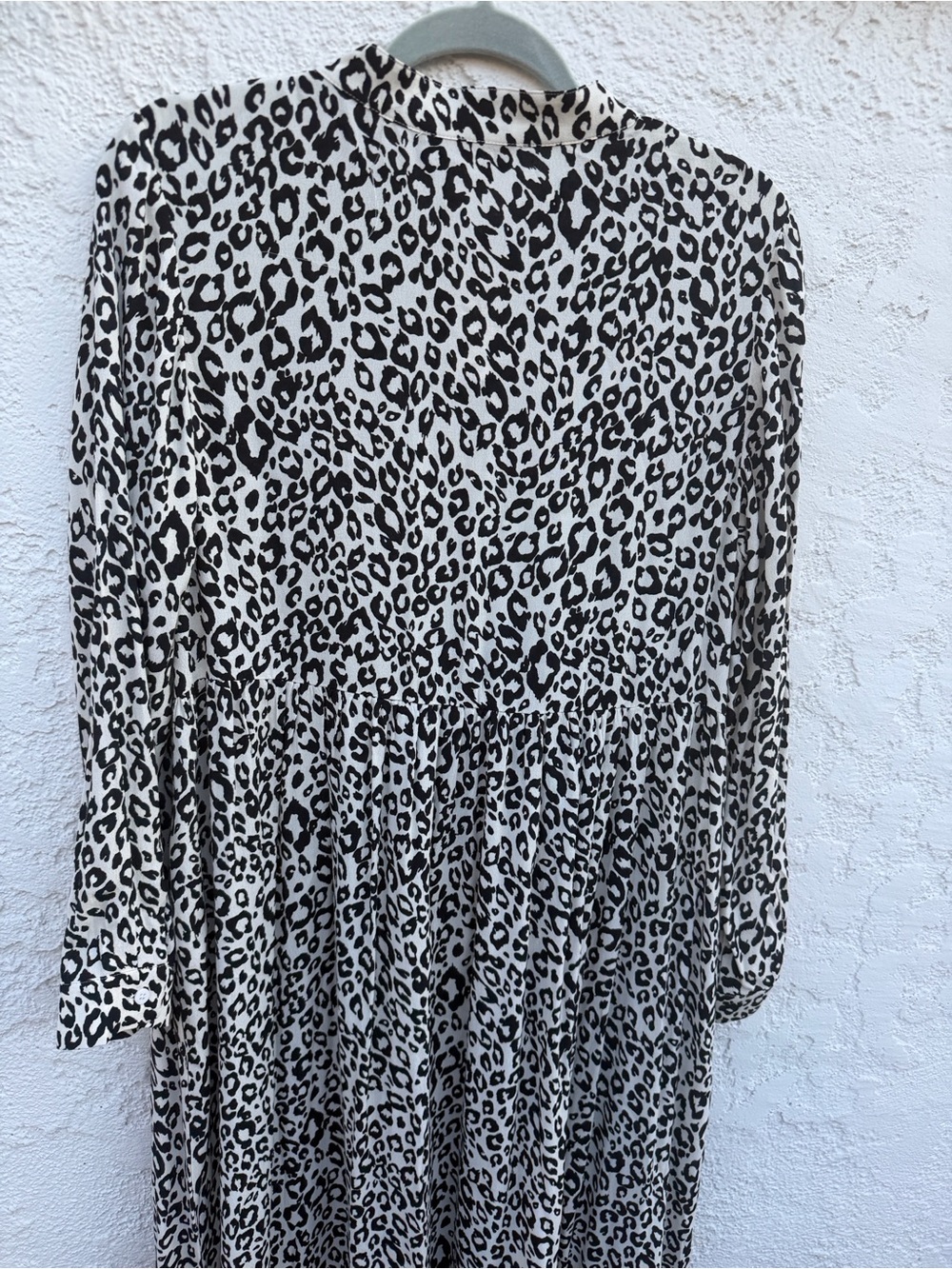 Mare Mare x Anthropologie Leopard Print Maxi Dress - Black & White